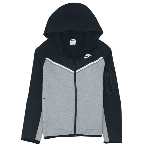 Nike Boys Grey & Black Full Zip Fleece Hoodie XL 158-170cm