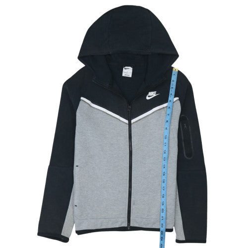 Nike Boys Grey & Black Full Zip Fleece Hoodie XL 158-170cm