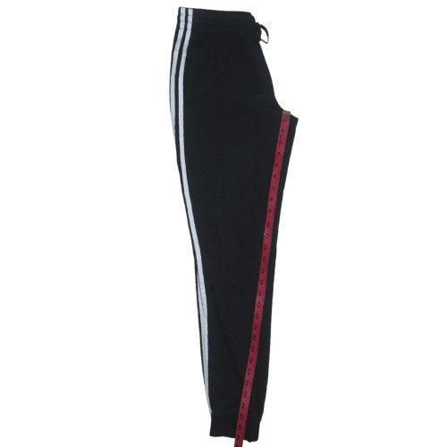 Adidas Womens Black S 8-10 Jogger Sweatpants with Pockets