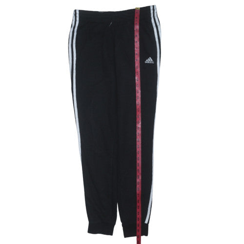 Adidas Womens Black S 8-10 Jogger Sweatpants with Pockets