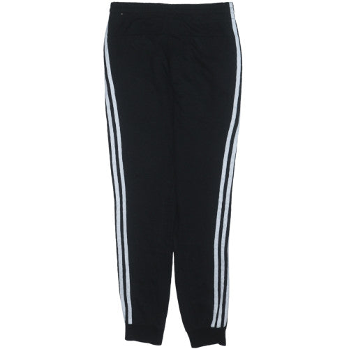 Adidas Womens Black S 8-10 Jogger Sweatpants with Pockets