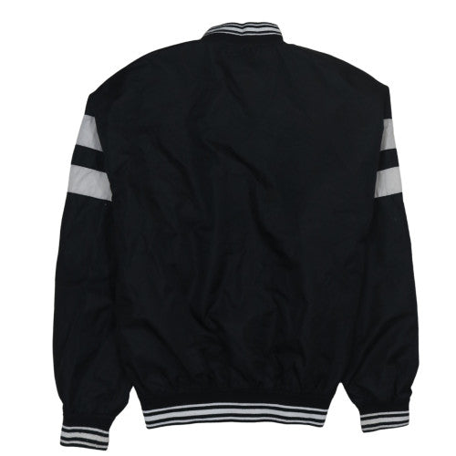 Pull & Bear Men's Black Varsity Jacket Size M Casual College Style