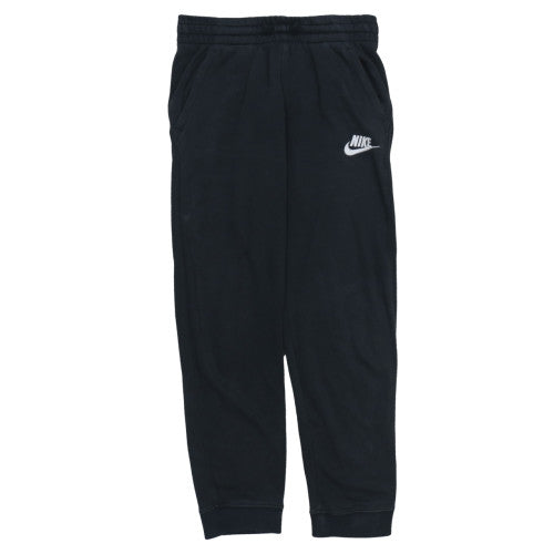 Nike Boys Black Jogger Trousers 13-14 Years Fleece Tapered Fit Activewear
