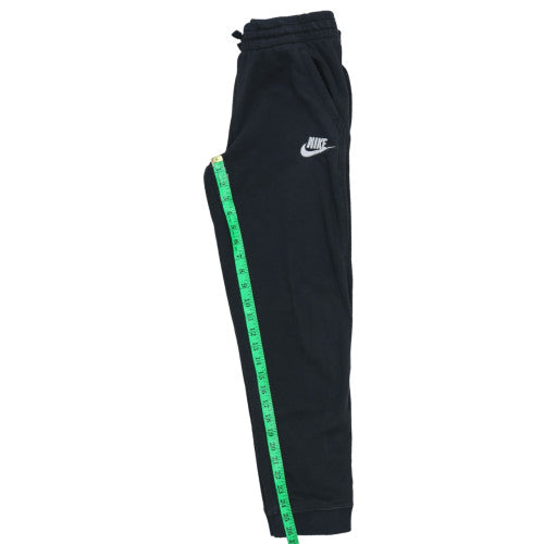 Nike Boys Black Jogger Trousers 13-14 Years Fleece Tapered Fit Activewear