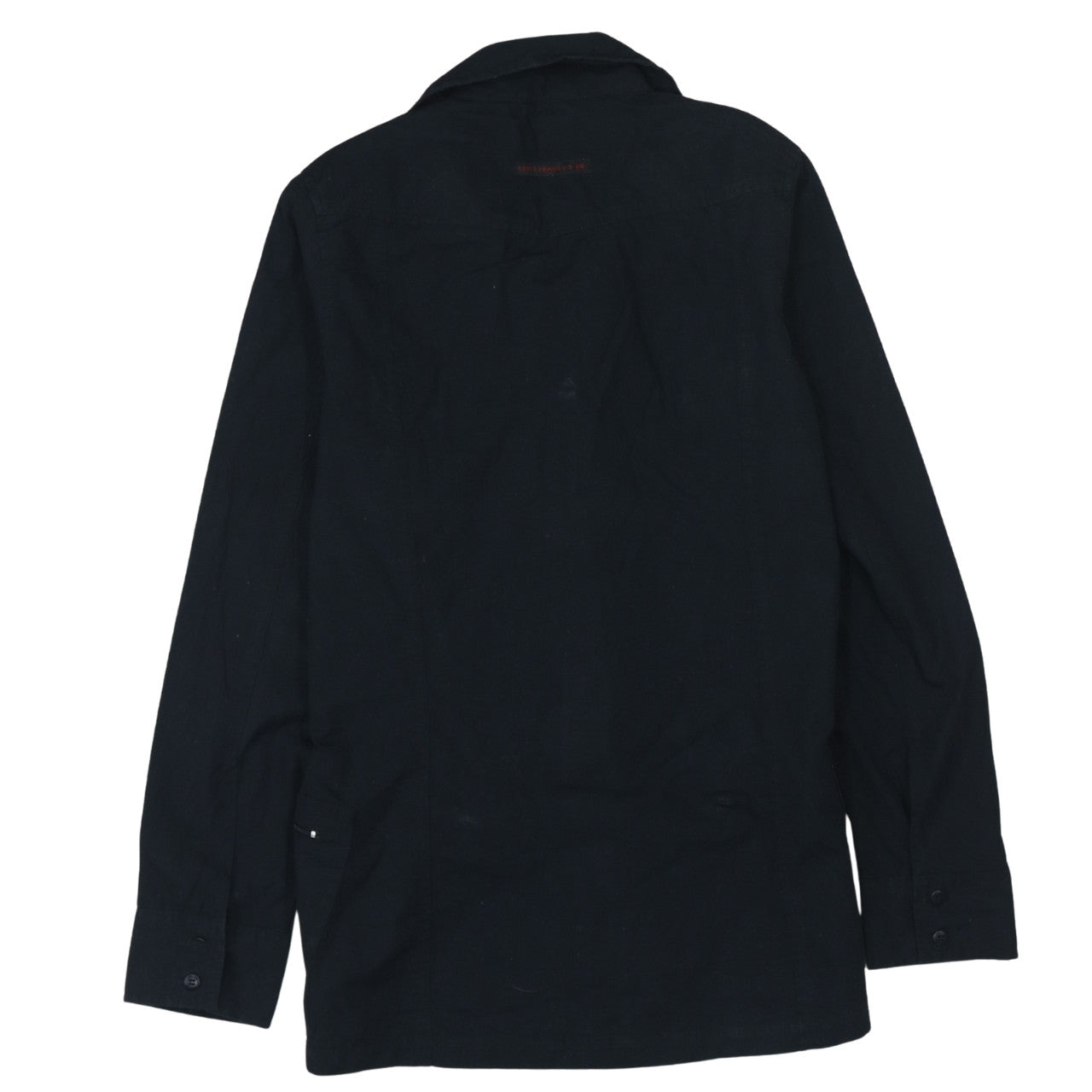 Levi's Girls Black Cotton Full Zip Mid-Length Jacket Size L