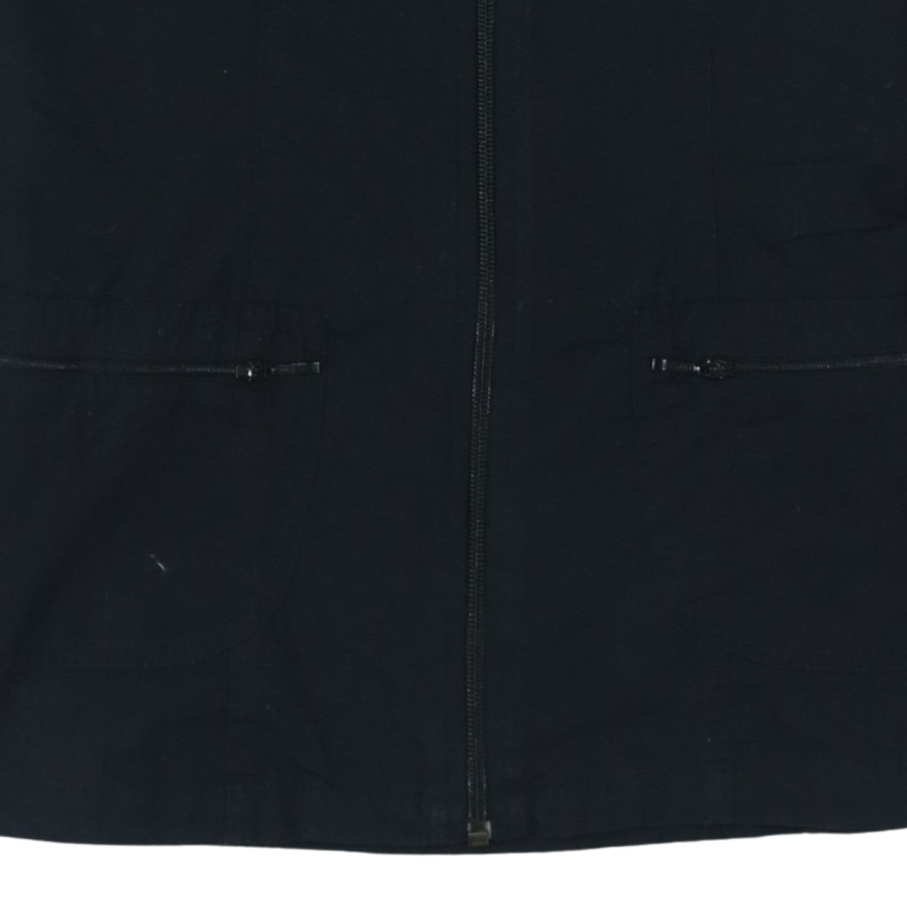 Levi's Girls Black Cotton Full Zip Mid-Length Jacket Size L