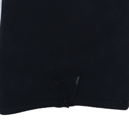 The North Face Womens Black White Small 1/4 Zip Hooded Sweatshirt