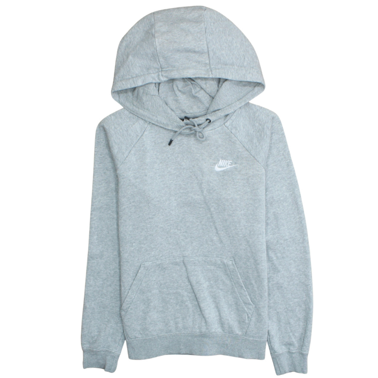 Nike Men's Grey Pullover Hoodie Small Regular Fit Logo Sportswear