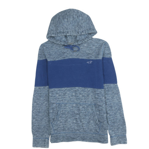 Hollister Men’s Blue Pullover Hoodie Size S Regular Fit