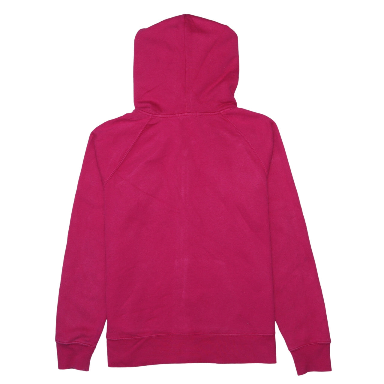 GAP Women Pink Full Zip Hoodie L Logo Embroidered Cotton Casual