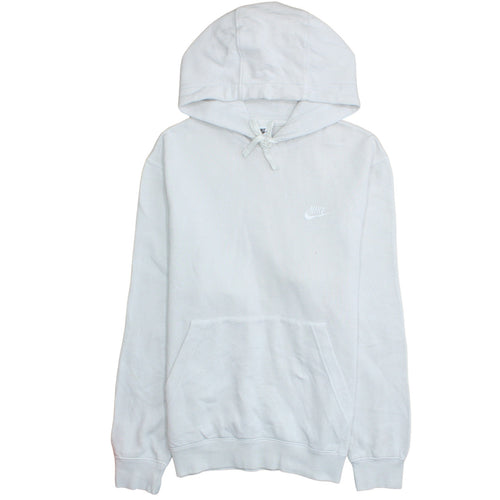 Nike Men's White Pullover Hoodie Small Regular Fit Fleece