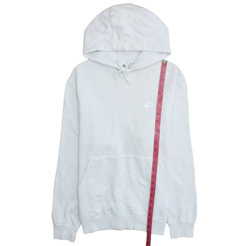 Nike Men's White Pullover Hoodie Small Regular Fit Fleece