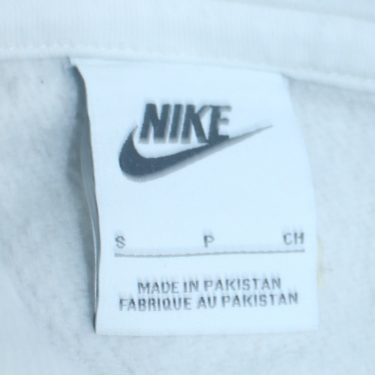 Nike Men's White Pullover Hoodie Small Regular Fit Fleece