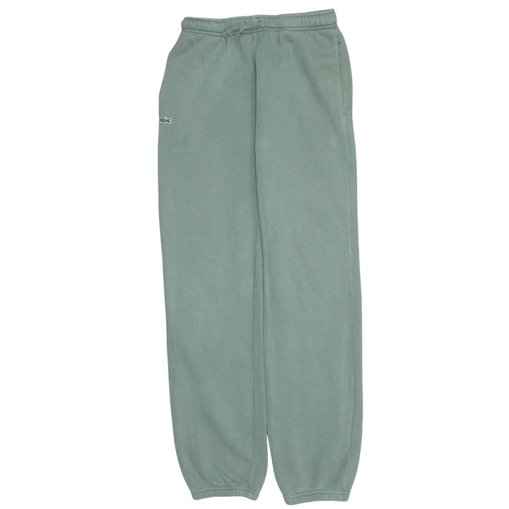 Lacoste Girls Green Jogger Sweatpants Size 14 164cm Cotton Blend Activewear