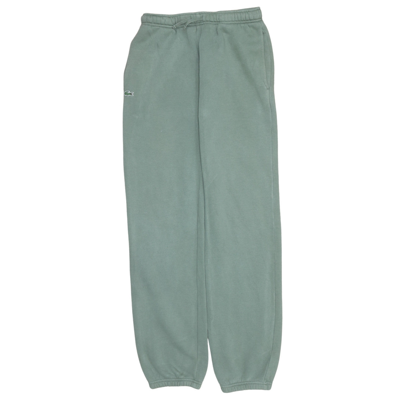 Lacoste Girls Green Jogger Sweatpants Size 14 164cm Cotton Blend Activewear