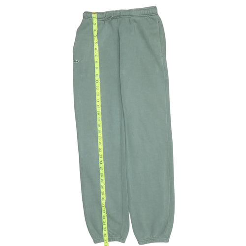Lacoste Girls Green Jogger Sweatpants Size 14 164cm Cotton Blend Activewear