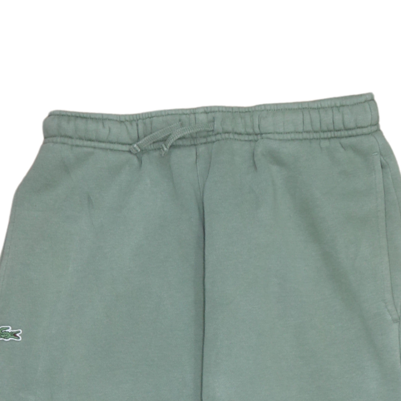 Lacoste Girls Green Jogger Sweatpants Size 14 164cm Cotton Blend Activewear