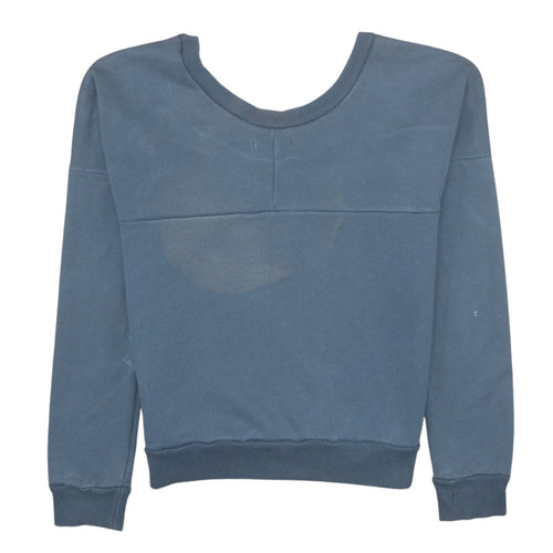Adidas Women's Grey Sweatshirt Size 8 Crew Neck Pullover Logo Casual