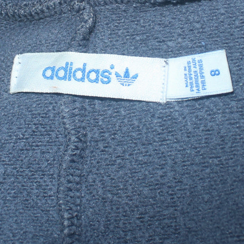 Adidas Women's Grey Sweatshirt Size 8 Crew Neck Pullover Logo Casual