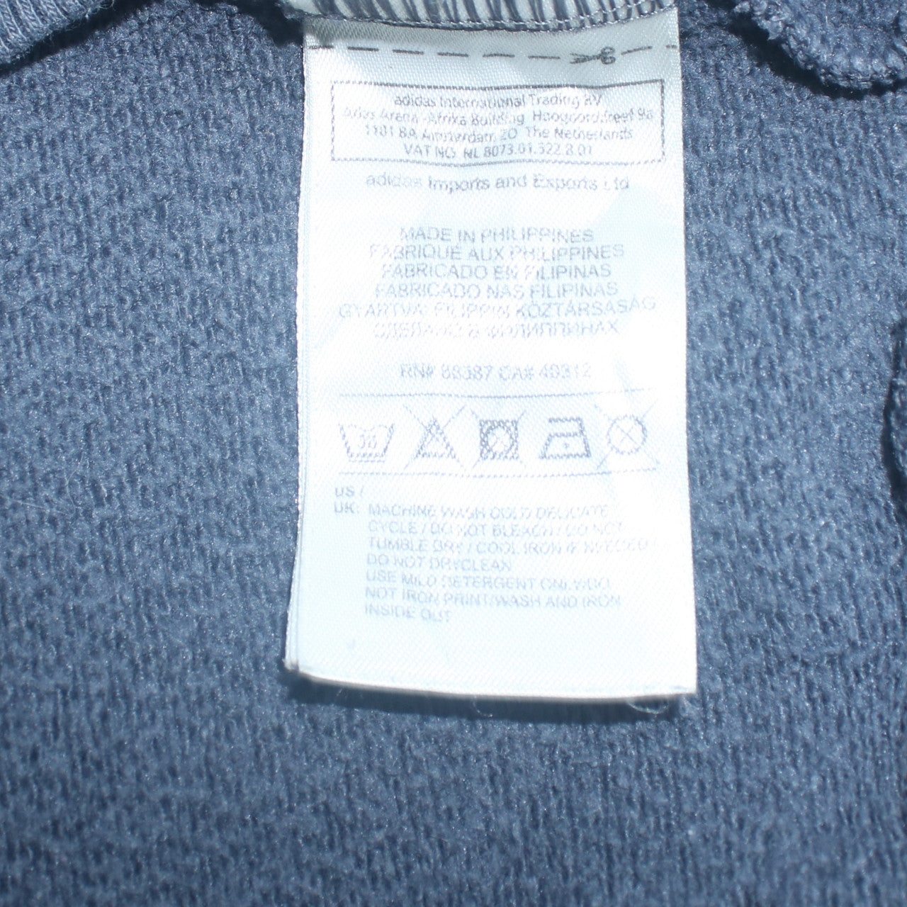 Adidas Women's Grey Sweatshirt Size 8 Crew Neck Pullover Logo Casual