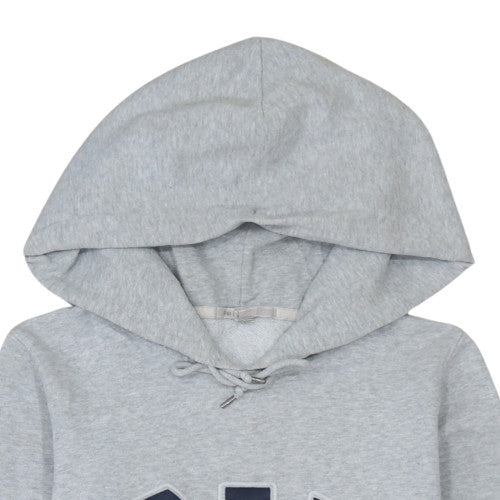 GAP Women Grey Hooded Pullover Sweatshirt Size M Cotton Blend
