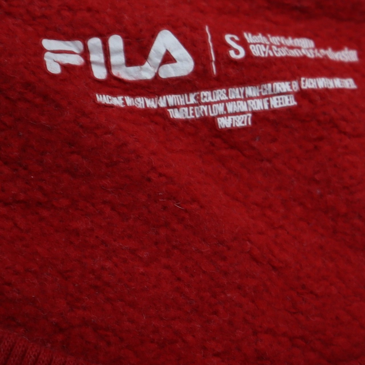 FILA Men's Multicoloured Crew Neck Sweatshirt Size S Regular Fit