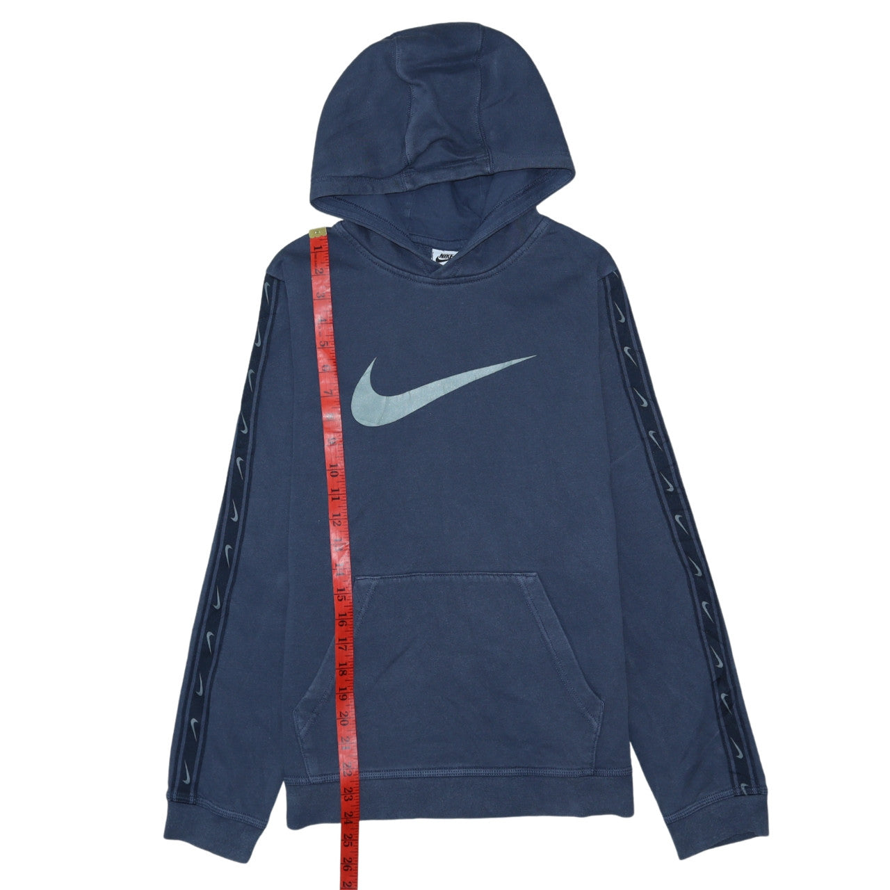 Nike Boys Blue Pullover Hoodie XL Logo Fleece Sweatshirt