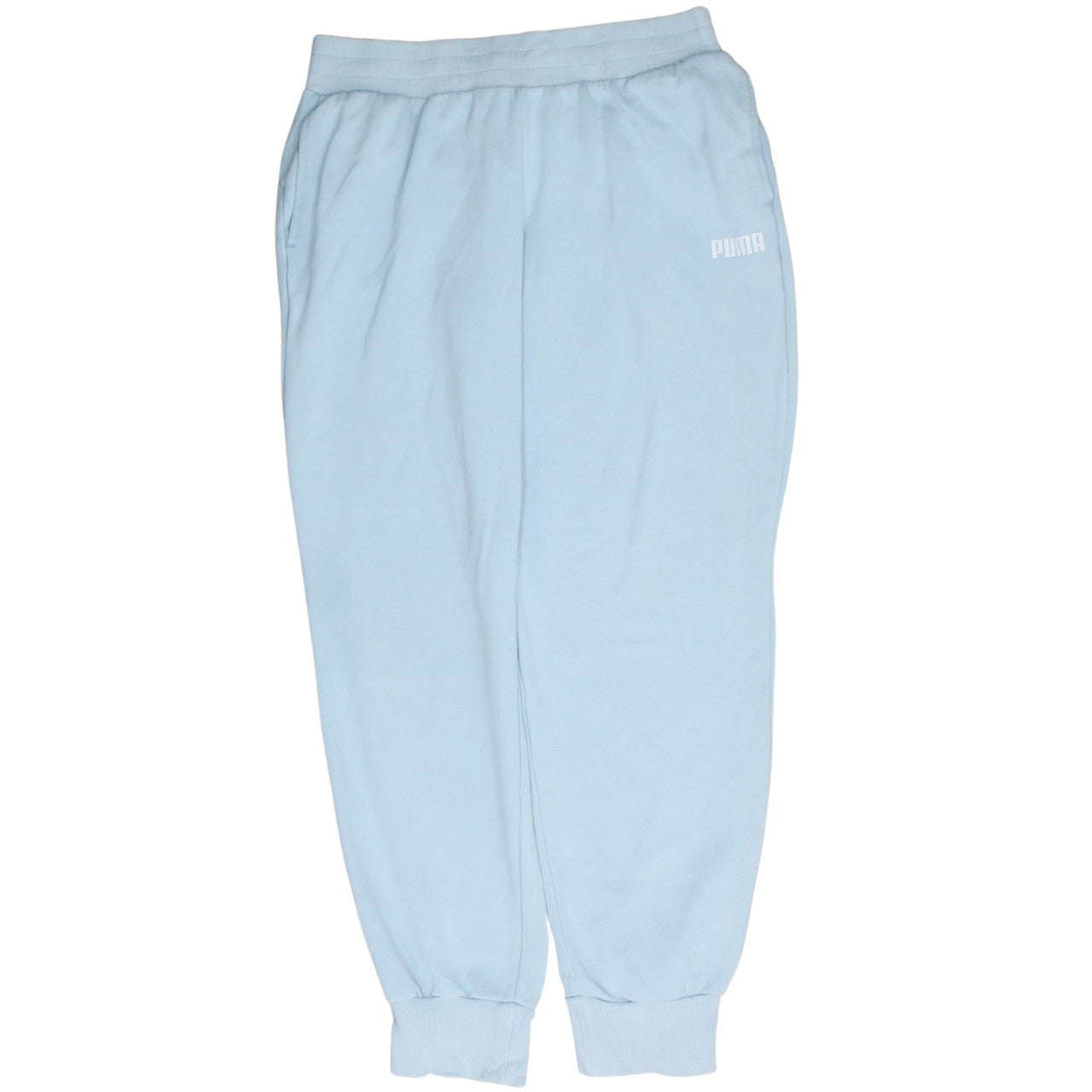 Puma Men's Blue Jogger Trousers Size M Elastic Waist Regular Fit