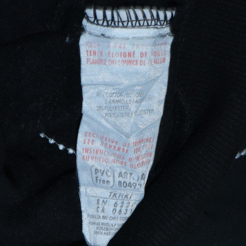 Puma Men's Black Medium Pullover Sweatshirt with Logo