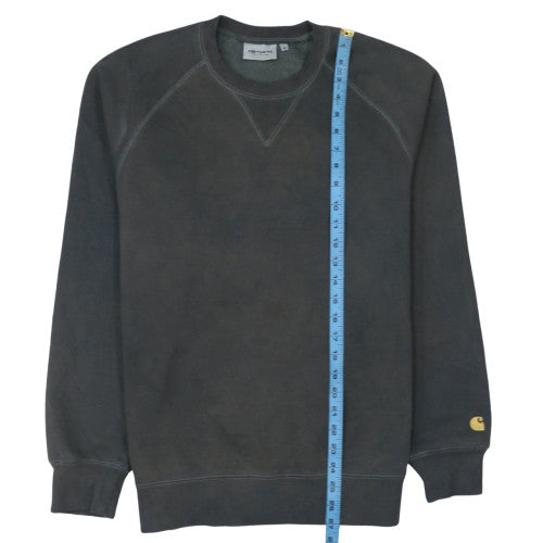 Carhartt WIP Men's Grey Crew Neck Pullover Sweatshirt M