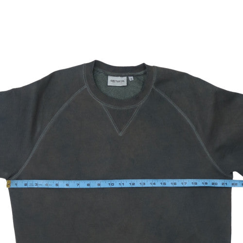 Carhartt WIP Men's Grey Crew Neck Pullover Sweatshirt M