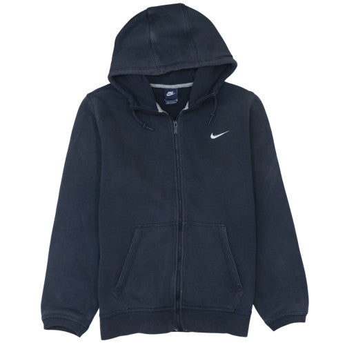 Nike Men's Blue Full Zip Fleece Hoodie L Regular Fit