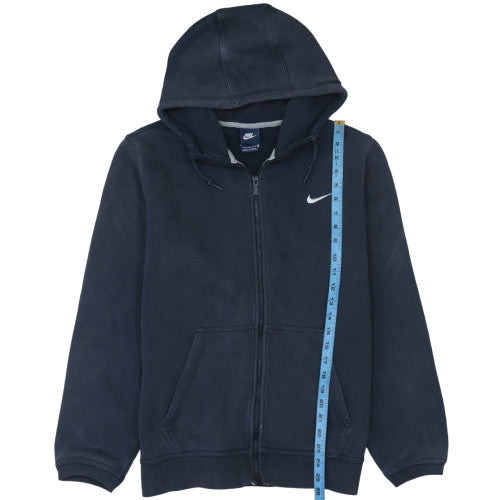 Nike Men's Blue Full Zip Fleece Hoodie L Regular Fit