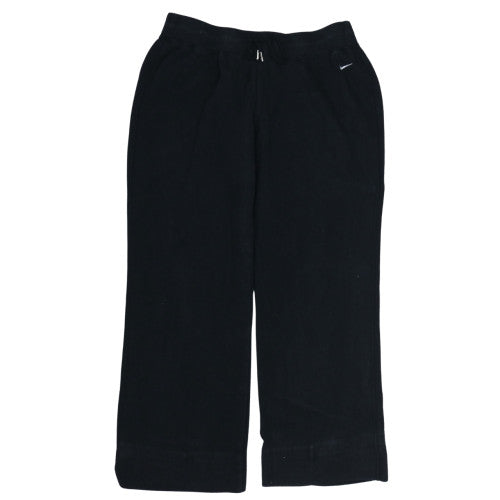 Nike Womens Black Fleece Sweatpants L Regular Fit Elastic Waist