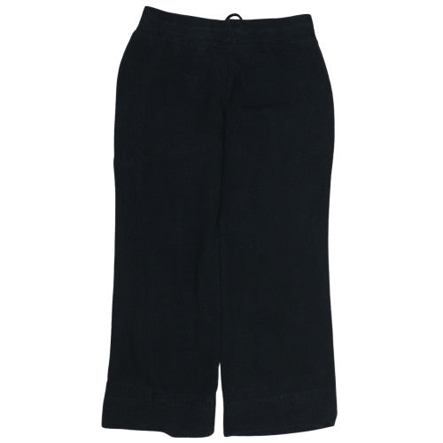 Nike Womens Black Fleece Sweatpants L Regular Fit Elastic Waist