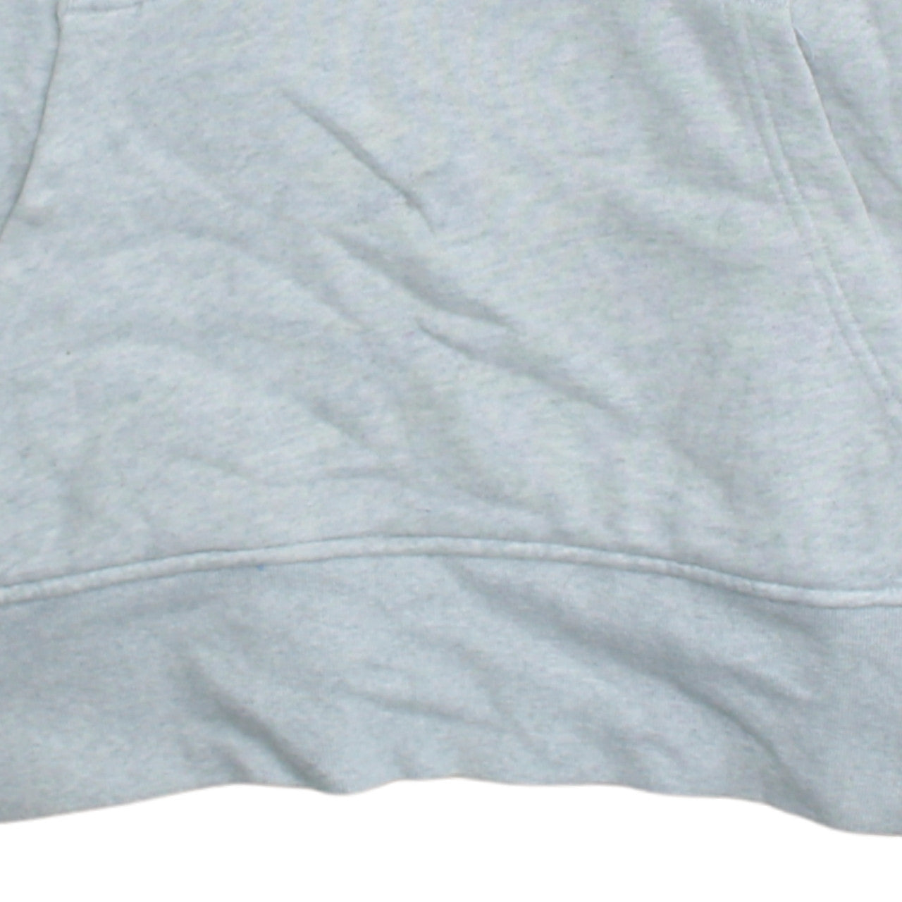 Adidas Women Grey Pullover Hoodie Size 12 Cotton Blend Casual
