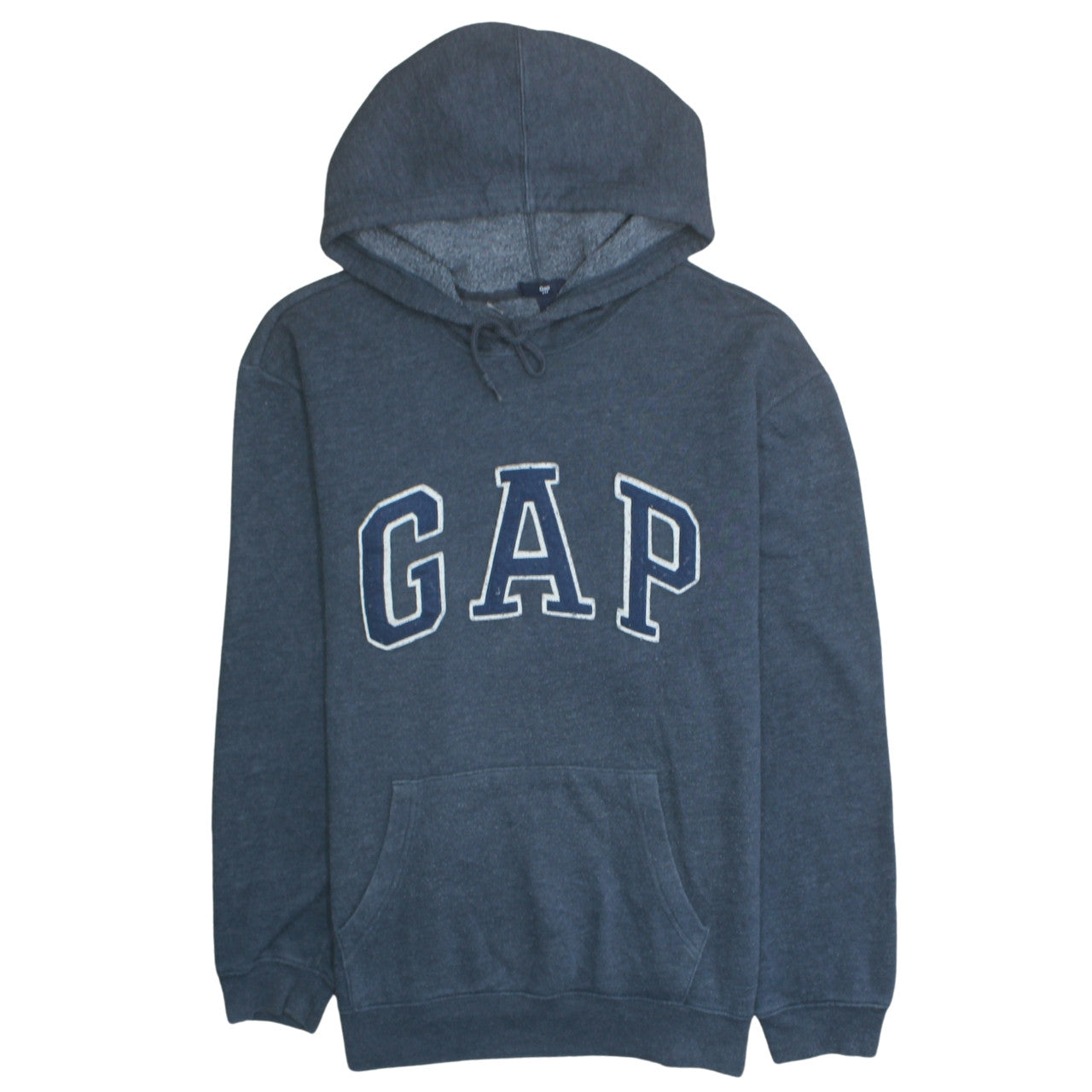 GAP Women Navy Blue XL Pullover Hoodie Sweatshirt Logo Cotton Blend