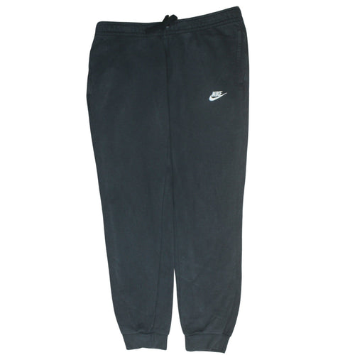 Nike Men's Black Jogger Sweatpants M Regular Fit Fleece Trousers