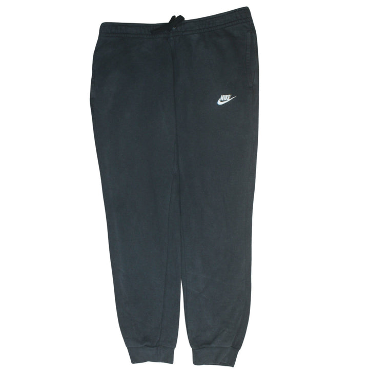 Nike Men's Black Jogger Sweatpants M Regular Fit Fleece Trousers