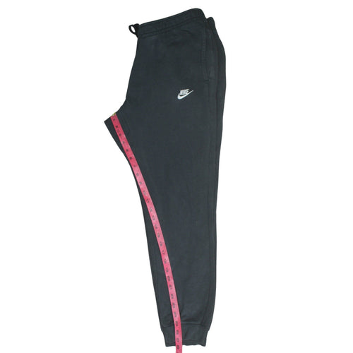 Nike Men's Black Jogger Sweatpants M Regular Fit Fleece Trousers