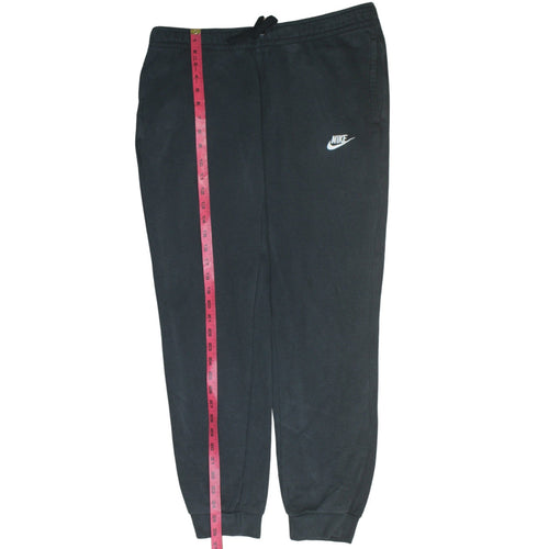 Nike Men's Black Jogger Sweatpants M Regular Fit Fleece Trousers