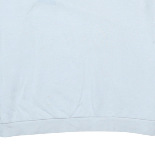 Adidas Women White Crew Neck Long Sleeve Sweatshirt UK 14 Relaxed Fit