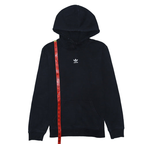 Adidas Womens Black Size 8 Pullover Hoodie Sweatshirt