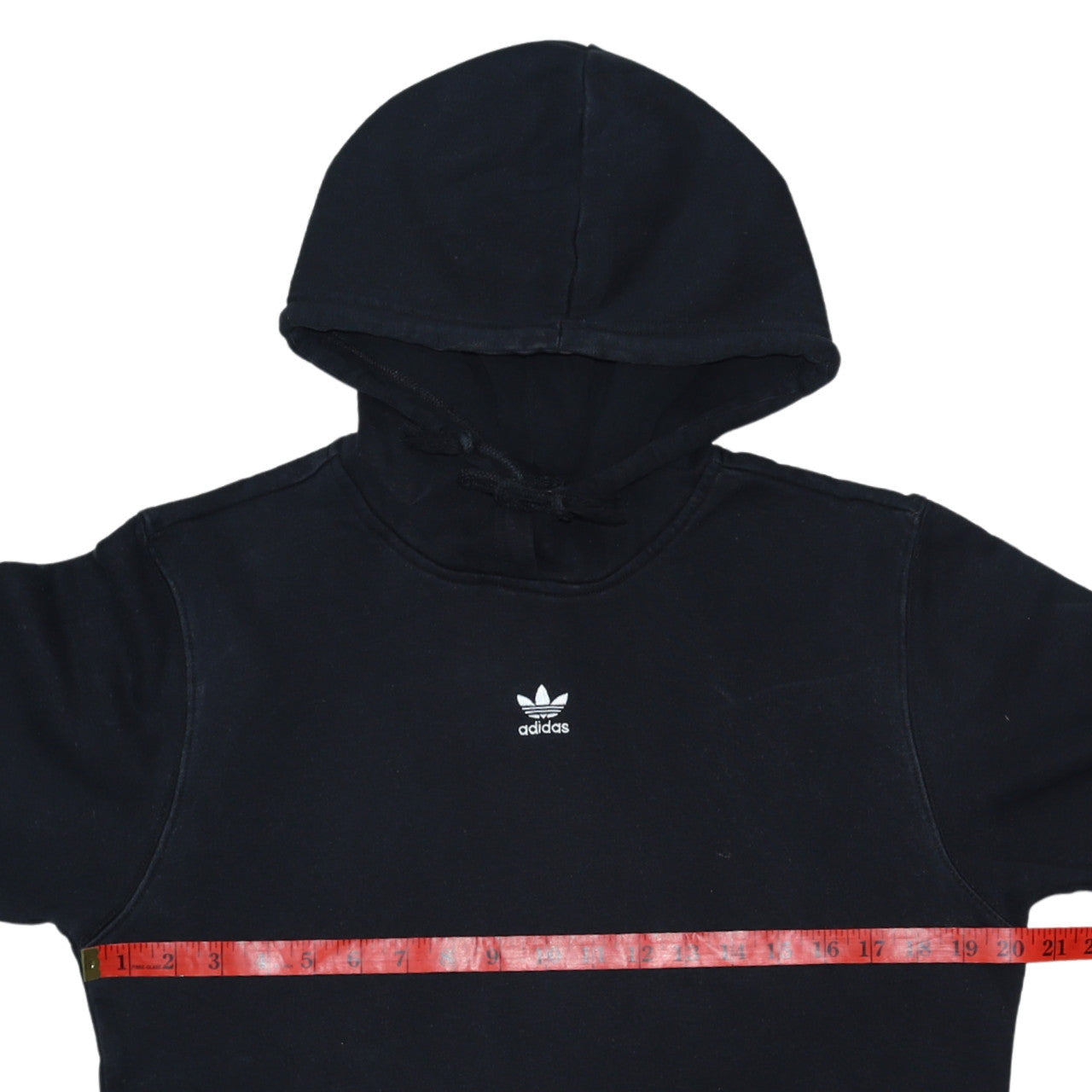 Adidas Womens Black Size 8 Pullover Hoodie Sweatshirt