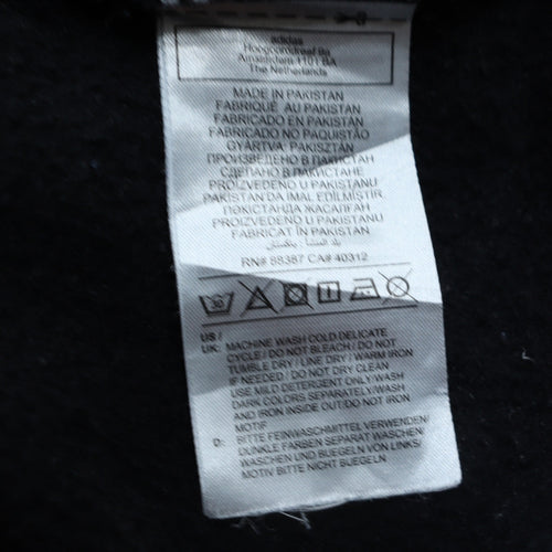 Adidas Womens Black Size 8 Pullover Hoodie Sweatshirt
