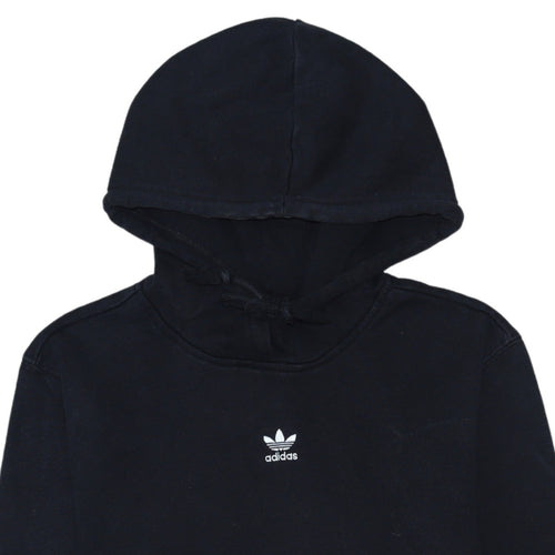 Adidas Womens Black Size 8 Pullover Hoodie Sweatshirt