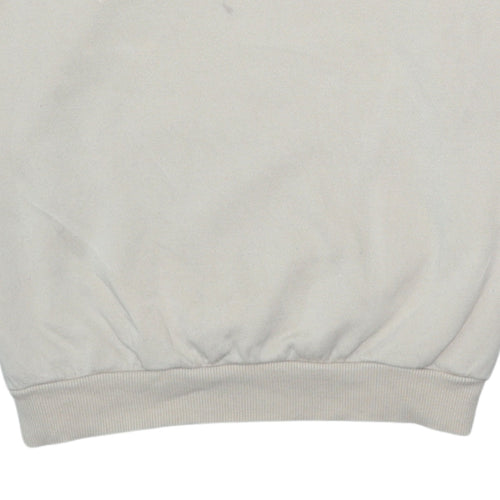 Nike Boys Beige Fleece Pullover Sweatshirt Size 146 Regular Fit