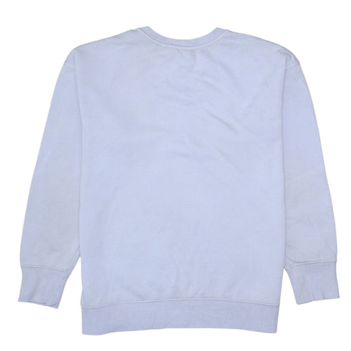 Nike Girls Purple XL Fleece Pullover Sweatshirt Crew Neck Logo Top
