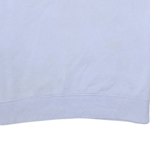 Nike Girls Purple XL Fleece Pullover Sweatshirt Crew Neck Logo Top