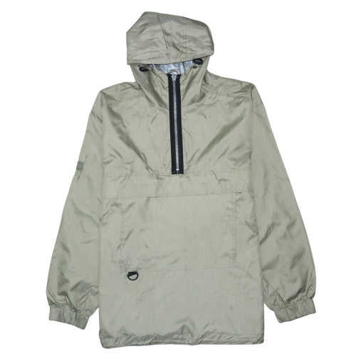 Whispering Smith Men's Beige L Hooded Anorak Lightweight Jacket